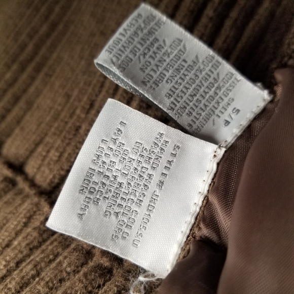 SUZY SHIER puffy double two way zip up brown vest - Picture 3 of 9